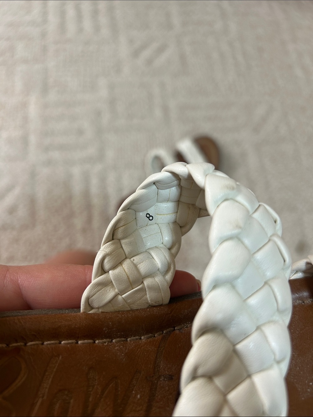 Blowfish Cream Braided Double-Strap Slide Sandals - Picture 4 of 4